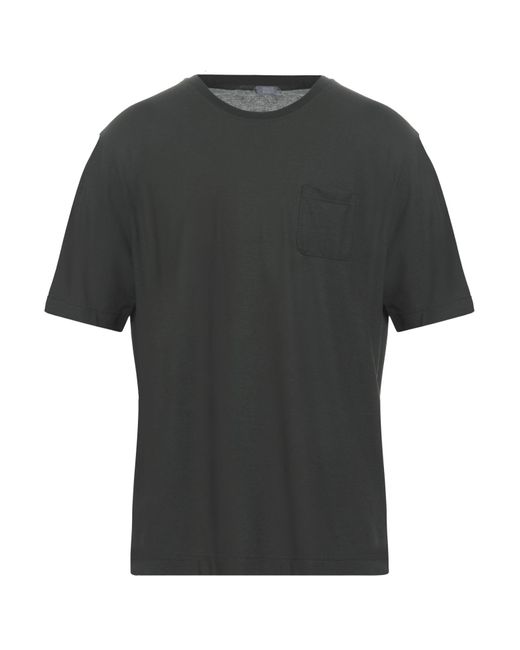 Zanone Black T-shirt for men
