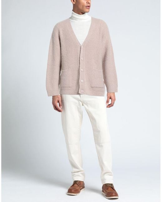 A PAPER KID Strickjacke in Pink für Herren