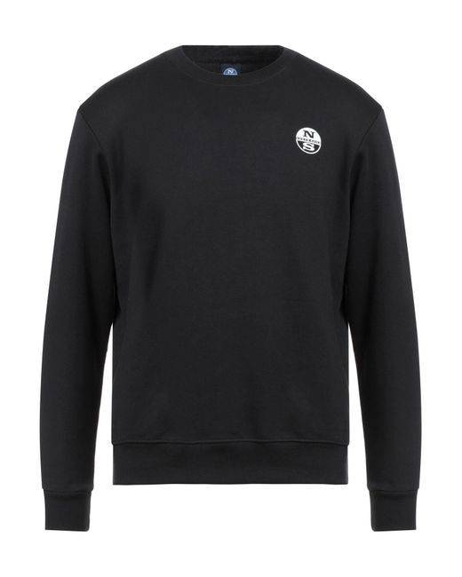 North Sails Black Sweatshirt for men