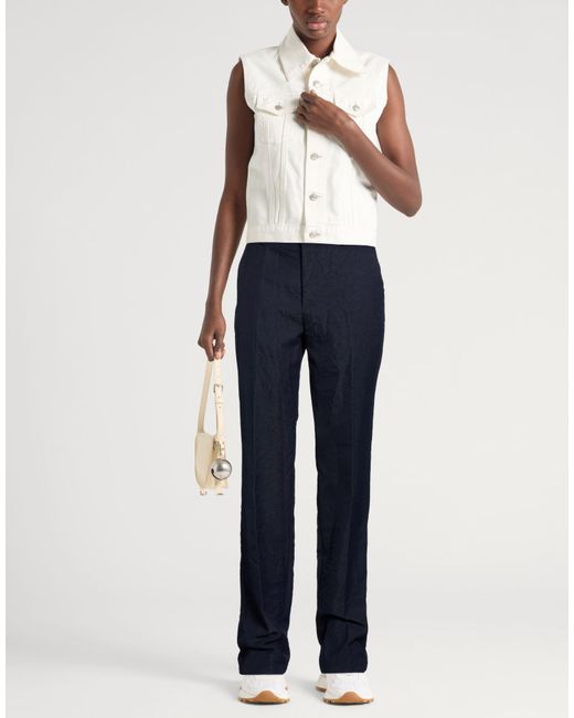 Department 5 Blue Pants Polyester, Viscose, Polyamide