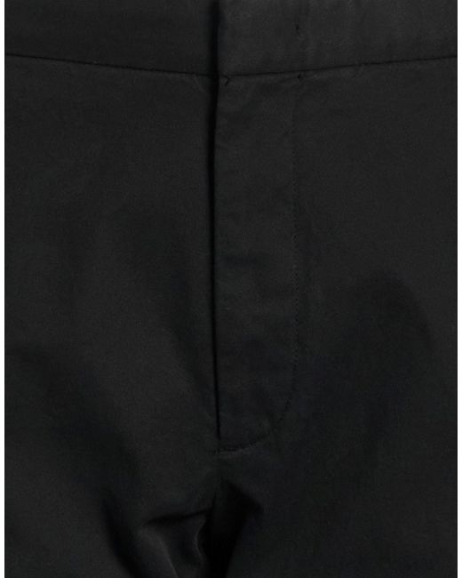 Zegna Black Pants Cotton, Elastane for men