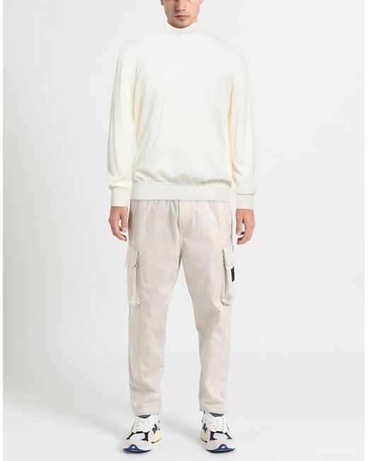FILIPPO DE LAURENTIIS Rollkragenpullover in White für Herren