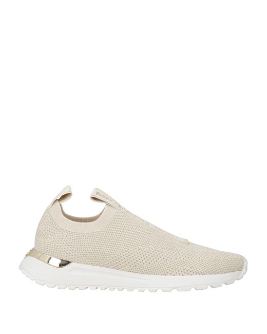 MICHAEL Michael Kors Natural Ivory Sneakers Textile Fibers