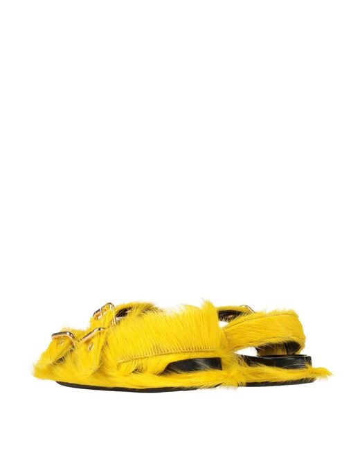 Sandalias Marni de color Yellow