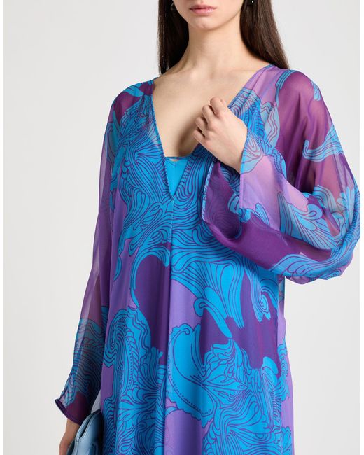 Max Mara Blue Maxi-Kleid