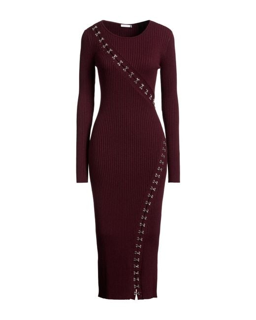 Patrizia Pepe Purple Midi Dress