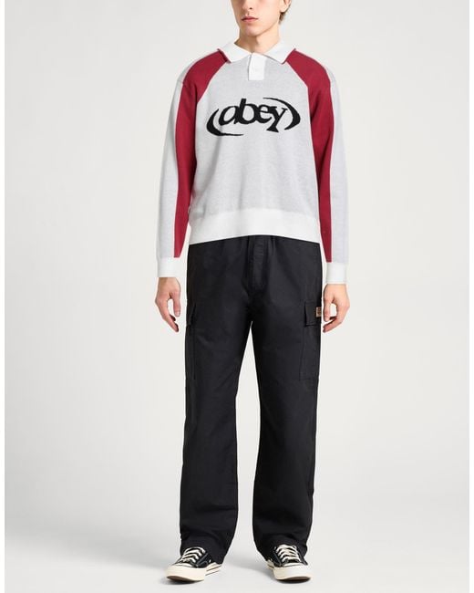Pullover Obey de hombre de color Red