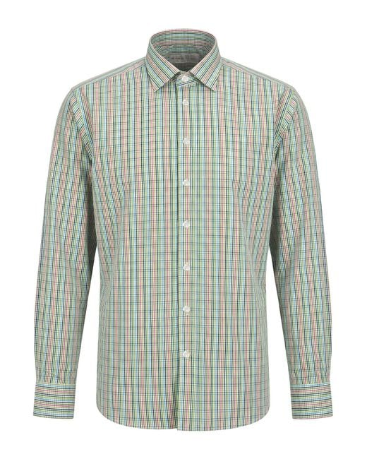Etro Green Shirt Cotton for men