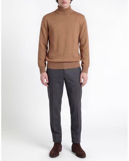 Gran Sasso Brown Turtlenecks for men