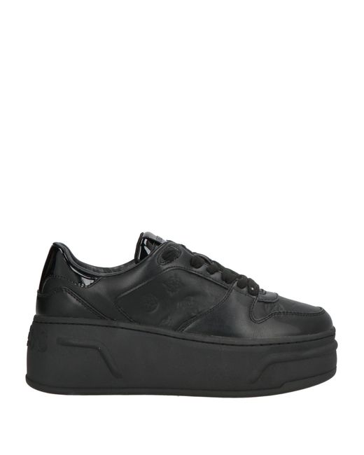 Guess Black Sneakers Textile Fibers