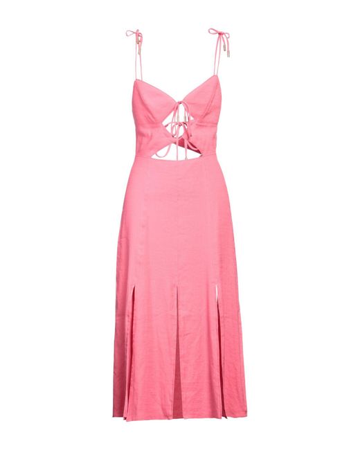 Cult Gaia Pink Midi Dress