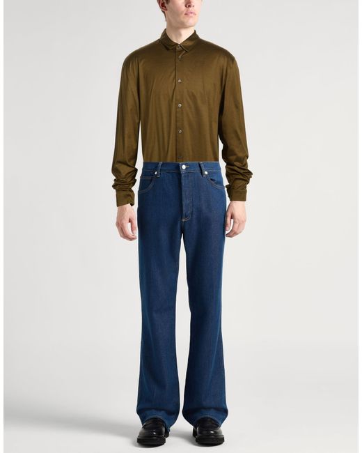 Moorer Green Shirt for men