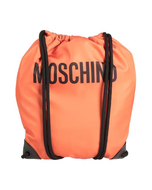 Moschino Orange Rucksack for men