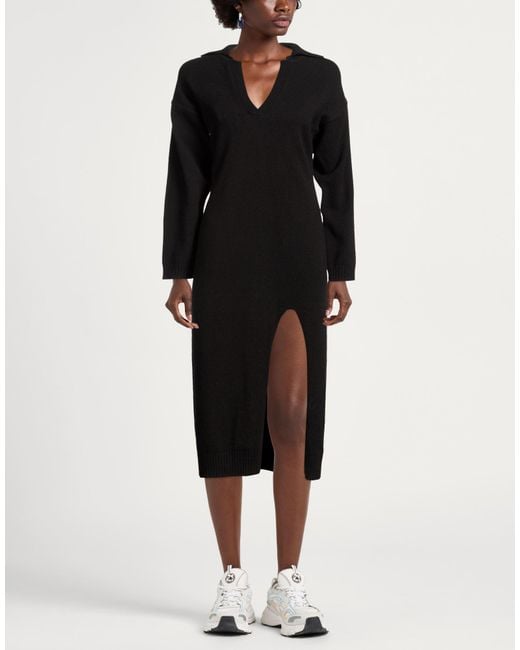 Robe Midi Pinko en coloris Black