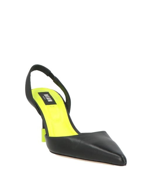 Decolletes di MSGM in Green