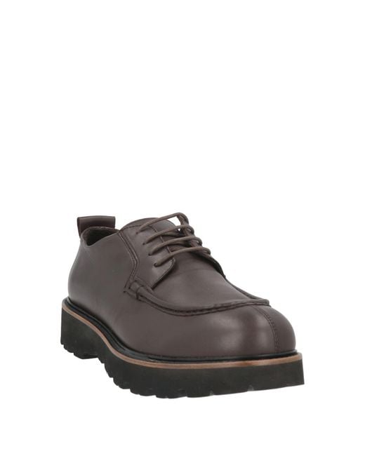Boemos Brown Lace-Up Shoes Leather for men