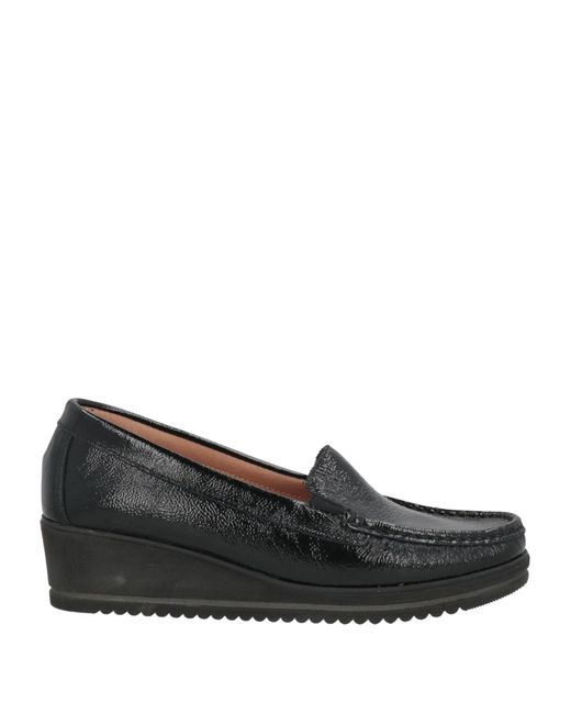 Cinzia Soft Black Loafers Leather