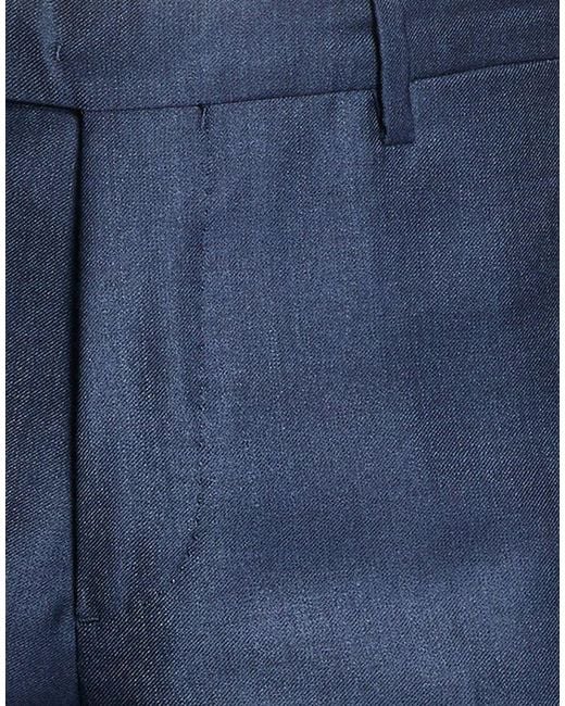 Boglioli Blue Pants Virgin Wool, Polyester for men