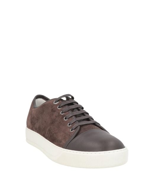 Lanvin Brown Sneakers Calfskin for men