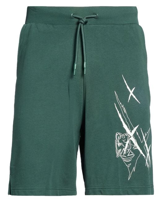 Philipp Plein Green Shorts & Bermuda Shorts for men