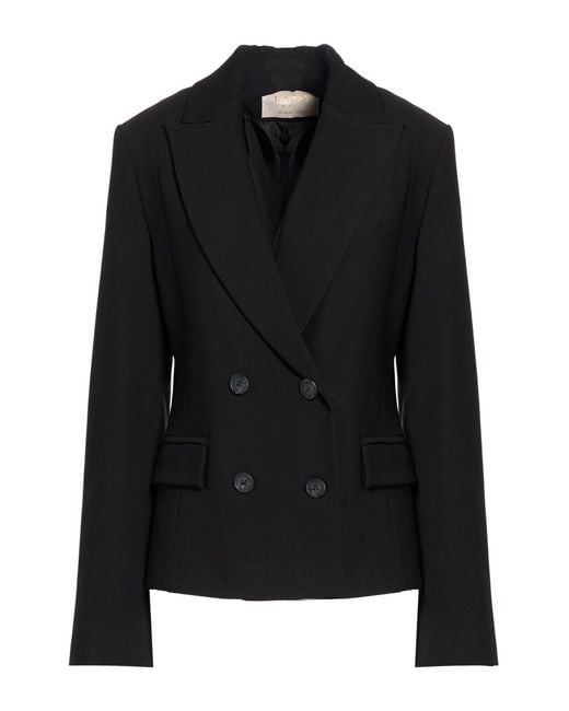 Kaos Black Blazer Polyester, Viscose, Elastane