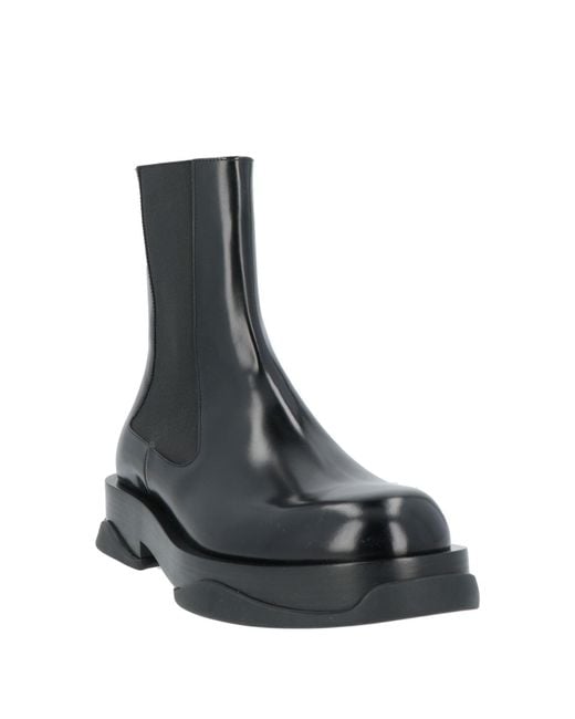 Jil Sander Black Boot Leather for men