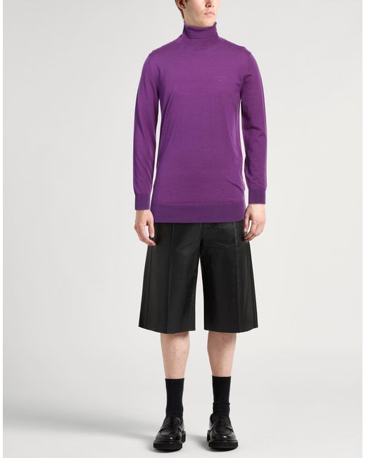 AT.P.CO Purple Turtleneck for men