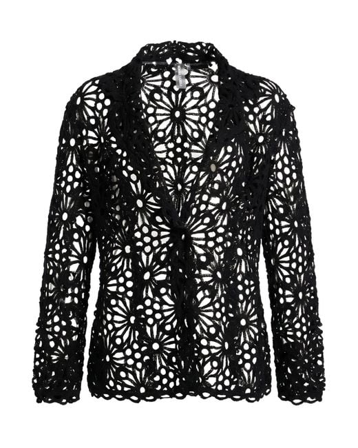 Norma Kamali Black Overcoat & Trench Coat