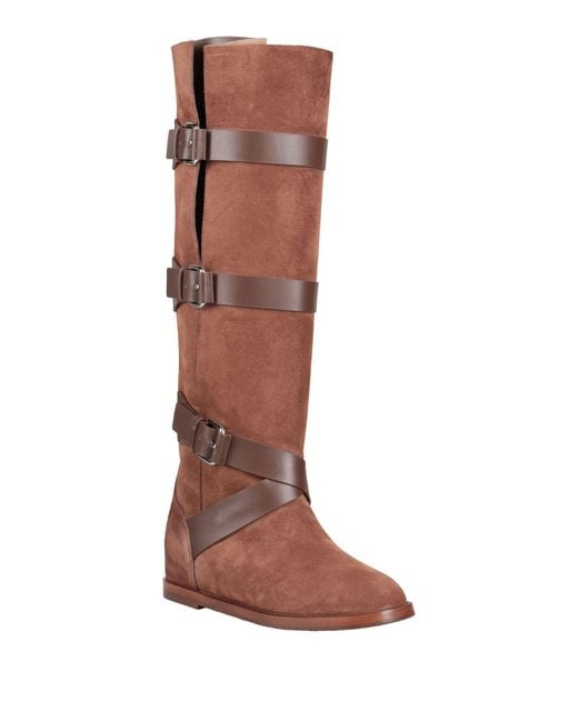 Casadei Brown Boot Leather