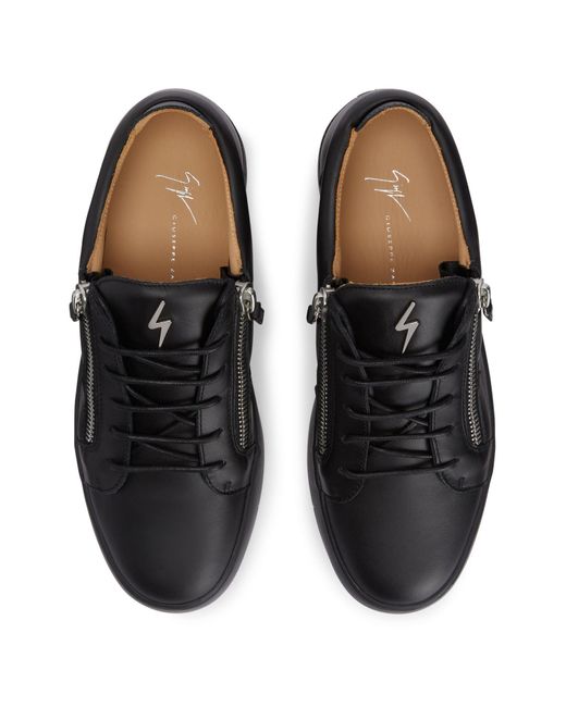 Giuseppe Zanotti Frankie Sneakers mit Logo-Schild in Black für Herren