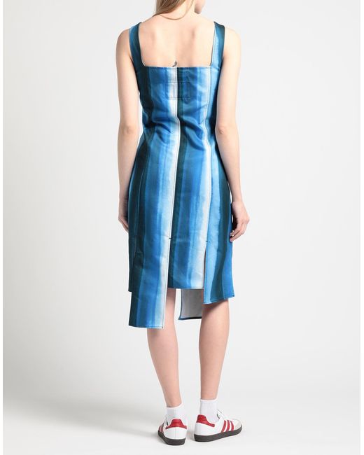 Marni Blue Midi-Kleid