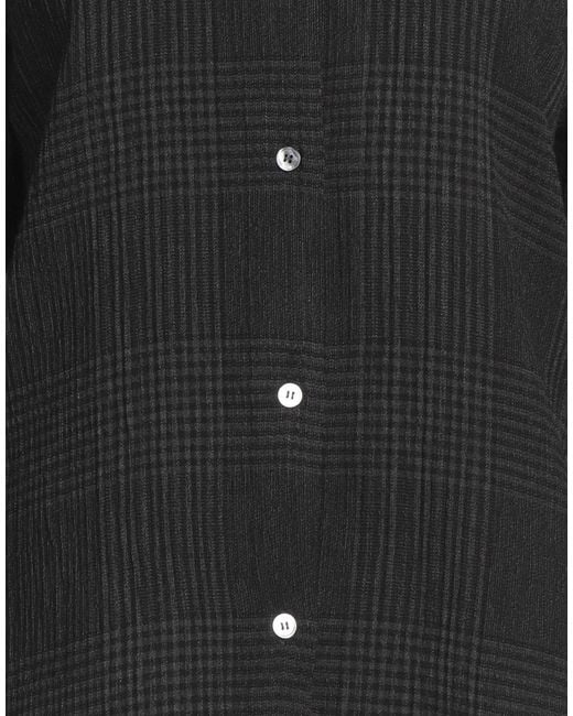 Barena Black Shirt Viscose, Virgin Wool, Polyamide, Elastane