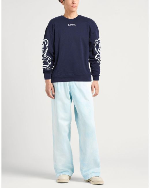 Sudadera Iceberg de hombre de color Blue