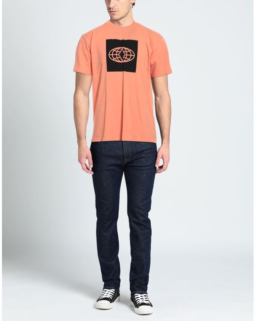 Marcelo Burlon Orange T-shirt for men