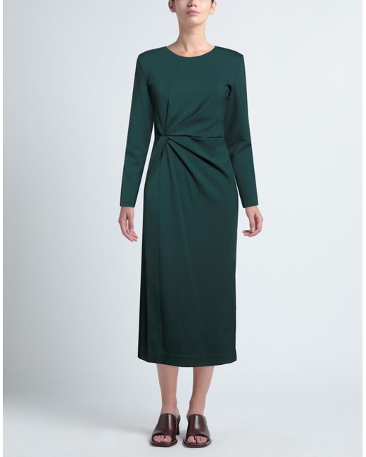 P.A.R.O.S.H. Green Midi Dress