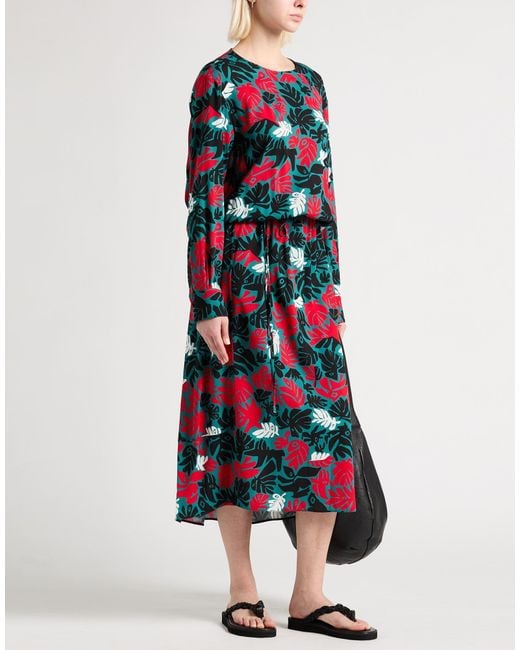 Marni White Maxi Dress Viscose, Elastane