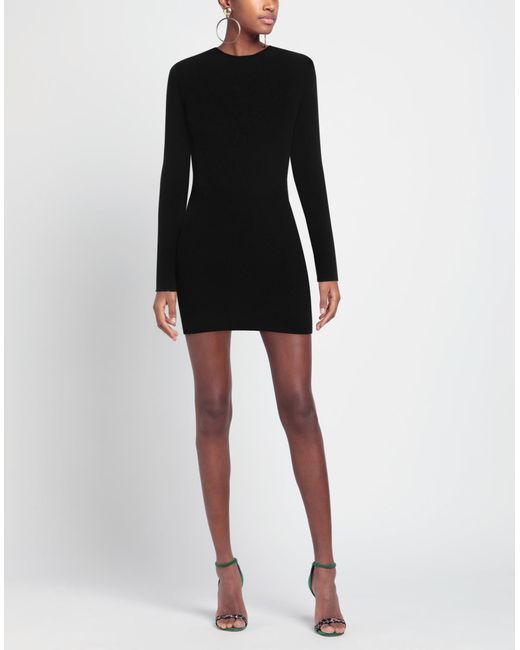 Laneus Black Mini-Kleid