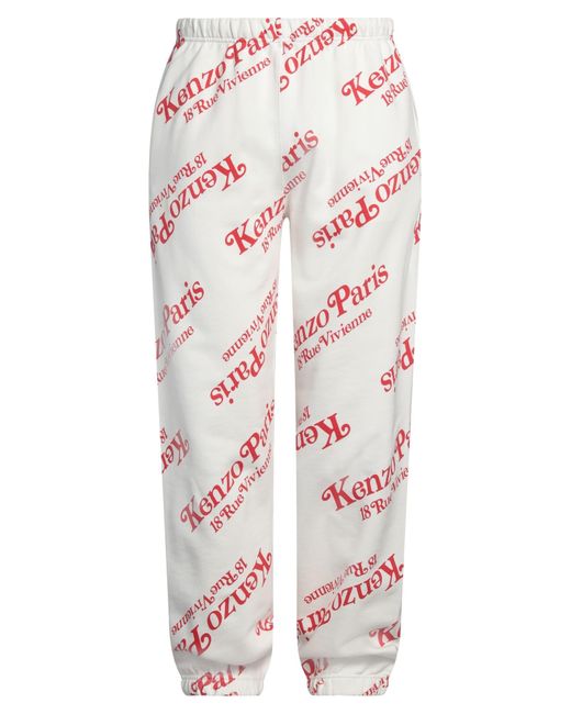 KENZO White Trouser for men