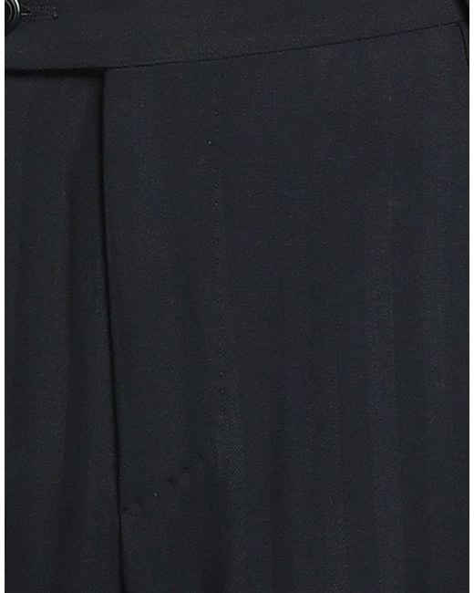 Lardini Blue Midnight Pants Polyester, Wool, Elastane for men