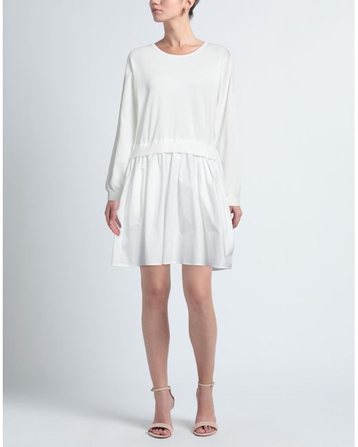 EMMA & GAIA White Mini Dress