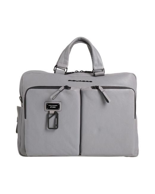 Piquadro Gray Handbag for men
