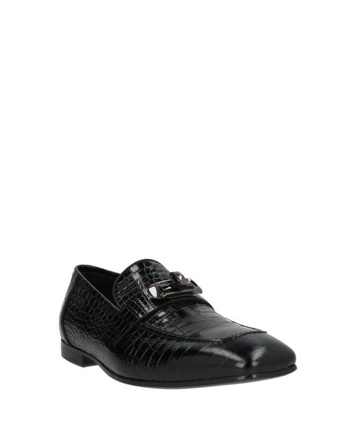 Giovanni Conti Black Loafer for men