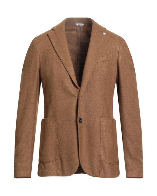 Manuel Ritz Brown Blazer for men
