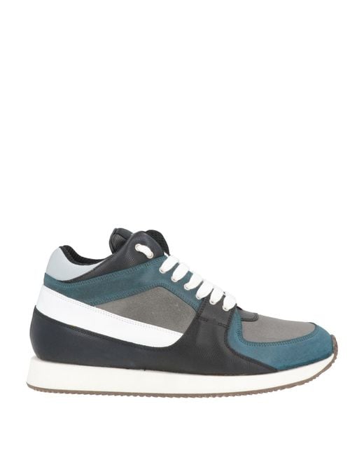 Kris Van Assche Blue Sneakers Leather for men