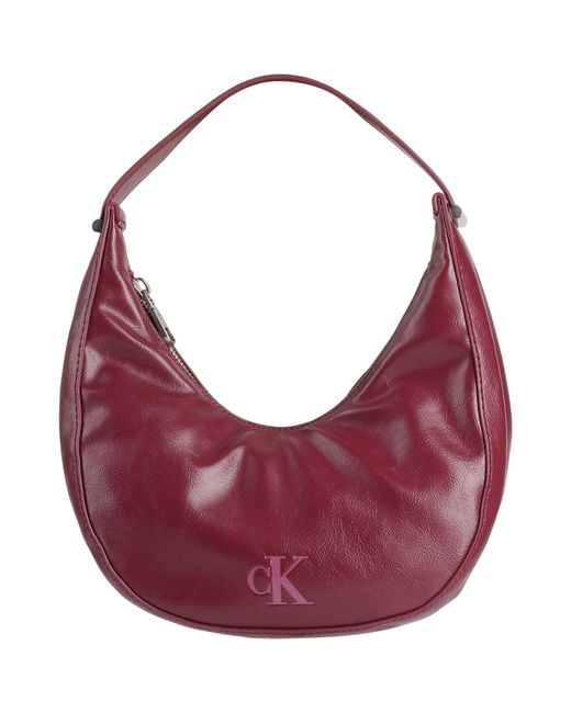 Calvin Klein Purple Handbag Recycled Polyester, Polyurethane