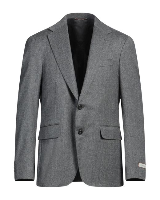 Canali Gray Blazer Wool for men
