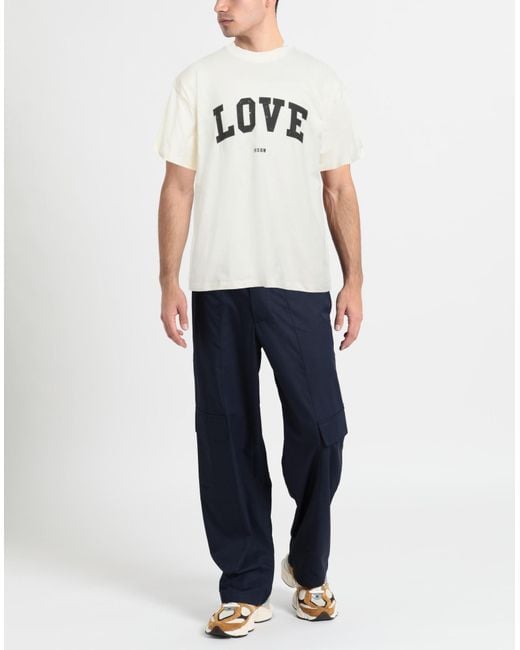 Camiseta MSGM de hombre de color White