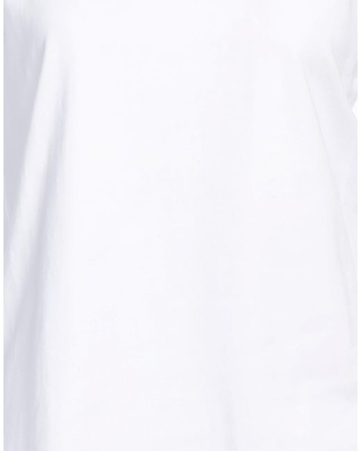 EA7 White T-Shirt Cotton, Elastane
