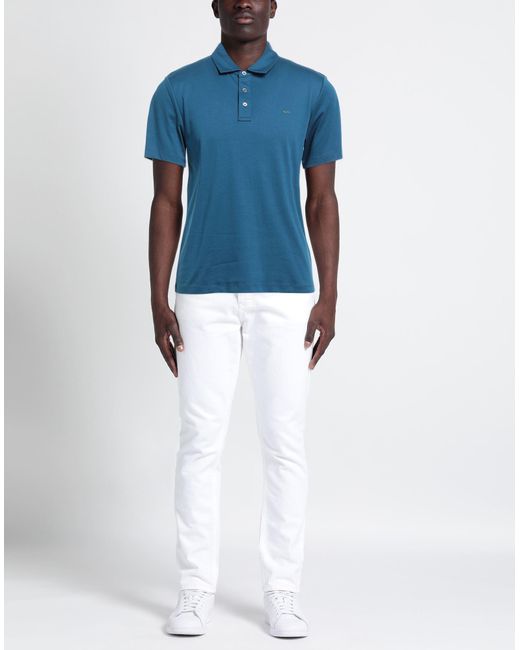 Michael Kors Blue Polo Shirt for men
