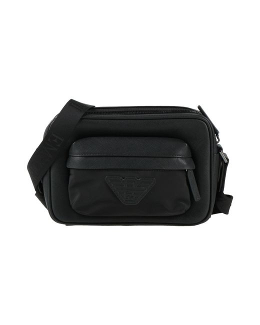 Emporio Armani Black Cross-Body Bag for men